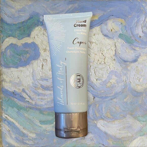 Islands of of Italy Capri Peach Champagne Hand Cream - Picture 1 of 7